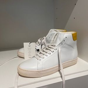 Anya Hindmarch High Top Wink Smiley Leather Sneakers NWT